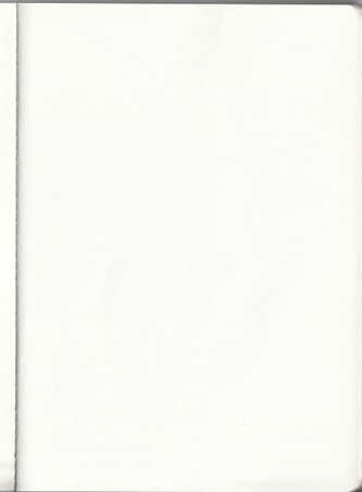 half of a blank sketchbook