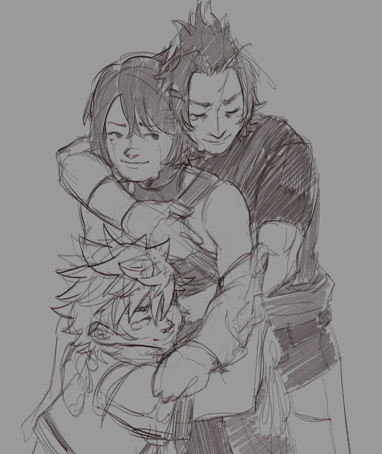 kingdom hearts 3 fanart, reuninon