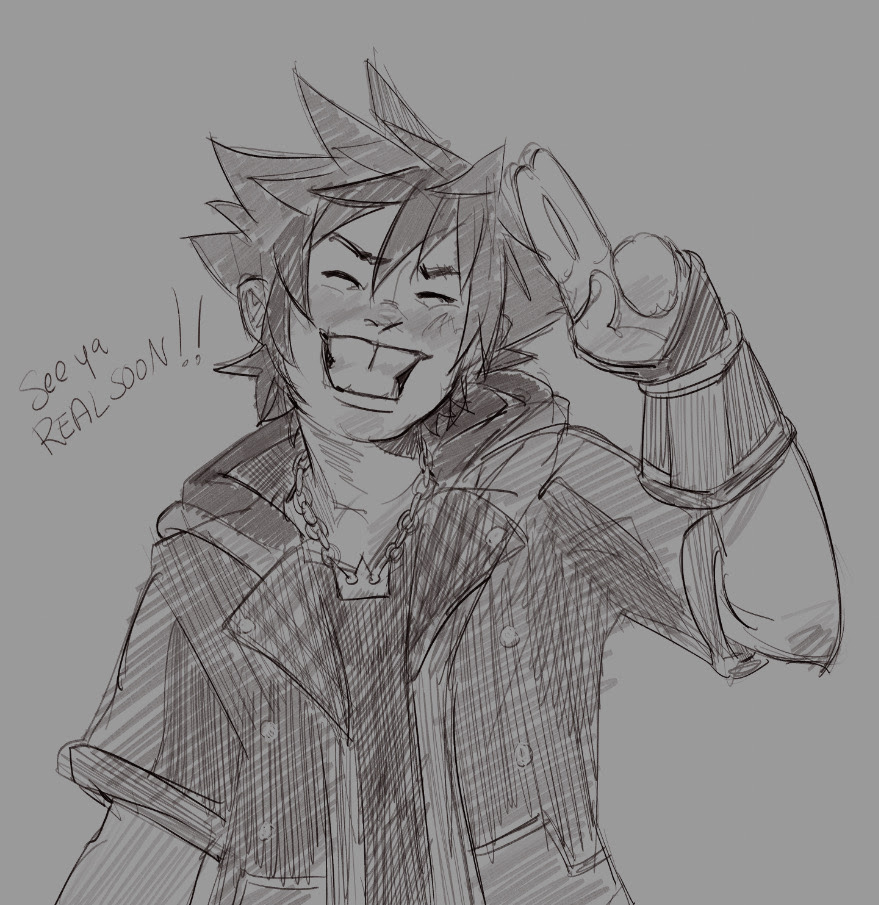 kingdom hearts 3 fanart, sora will return