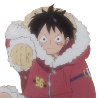 image of monkey d. luffy from one piece pointing at the viewer