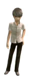 image of persona 4 golden protag standing